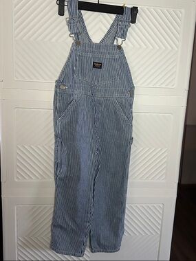 OshKosh B'gosh Blue & White Striped Denim Patch
